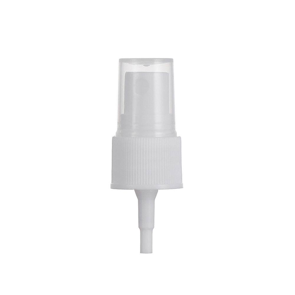 Кнопочный распылитель МК-3-002, размер 20/410, белый цвет, тип юбки ребристая